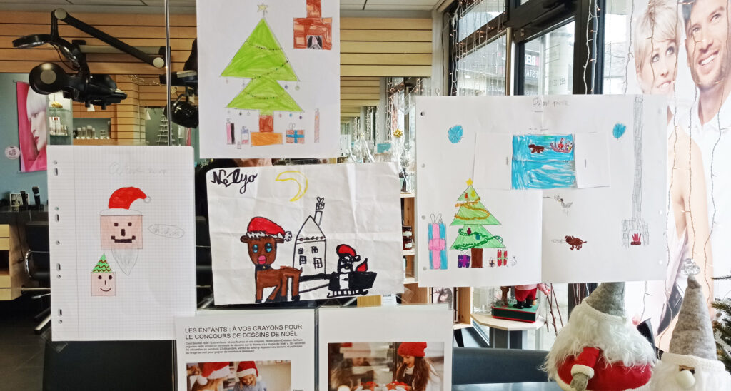 Dessins des participants du concours de Noël 