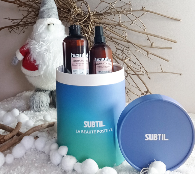 Coffret de Noël soins Beautist du salon mixte Création Coiffure